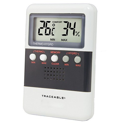 4088, Traceable® Hygrometer/Thermometer, 32 to 122°F / 0 to 50°C