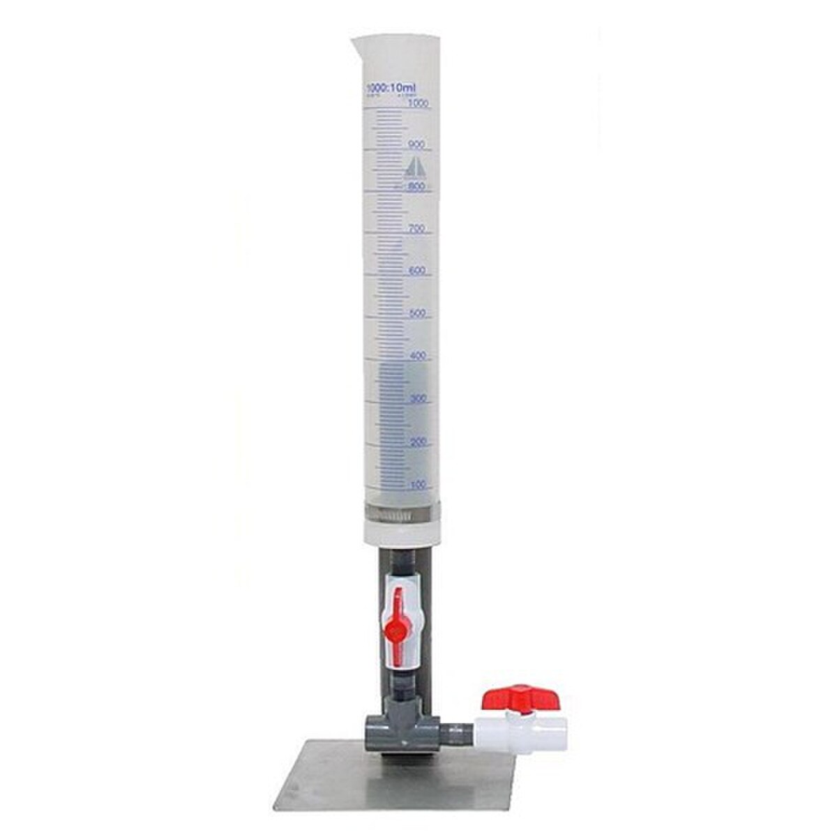 Graduated Column Flow Control GC-1000 | A&F Machine 1000 ML Graduated Pump Calibration Column ...