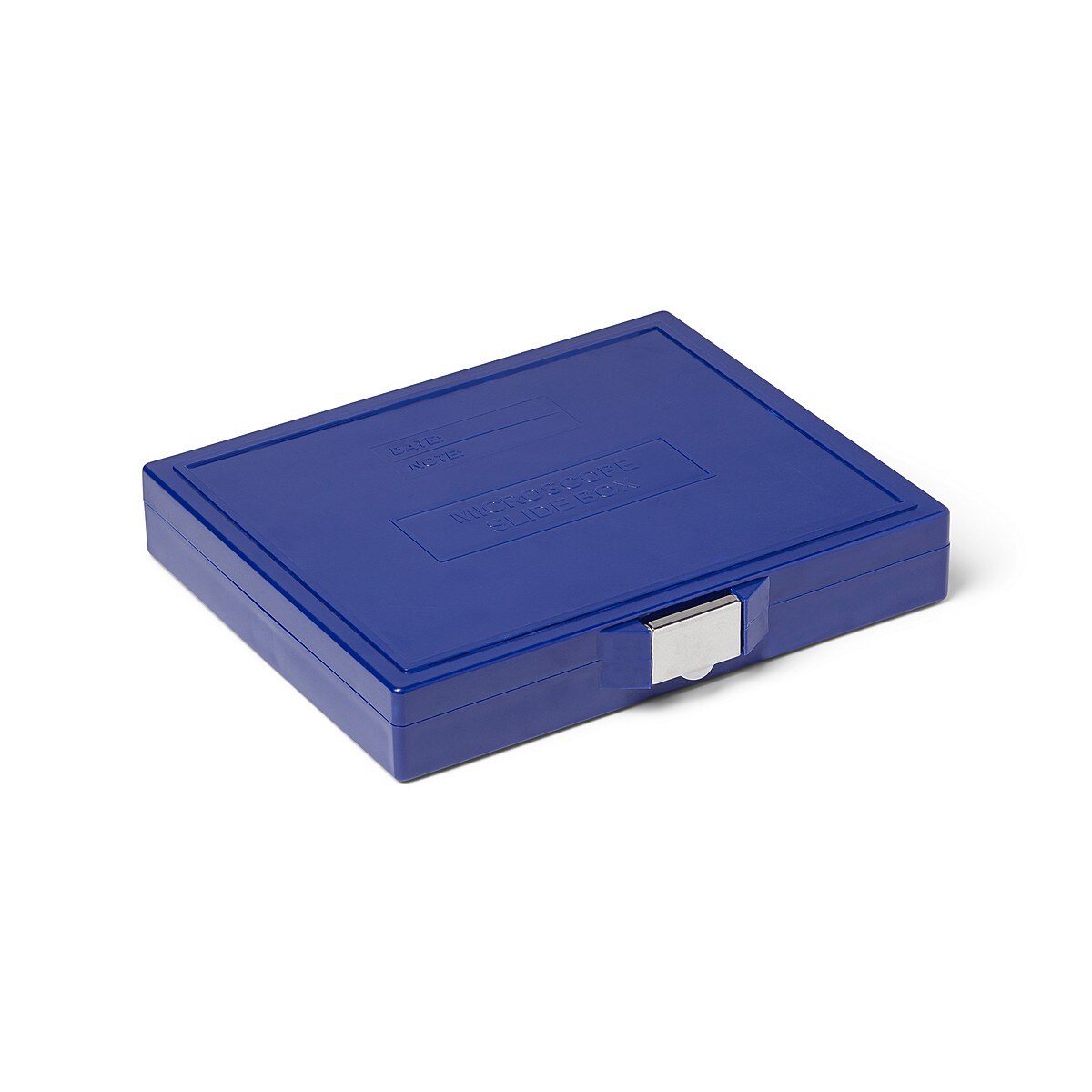 62612 | 100-Place Microscope Slide Box, ABS, Blue
